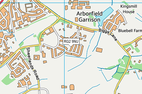 RG2 9NU map - OS VectorMap District (Ordnance Survey) RG2 9NU map - OS VectorMap District (Ordnance Survey)