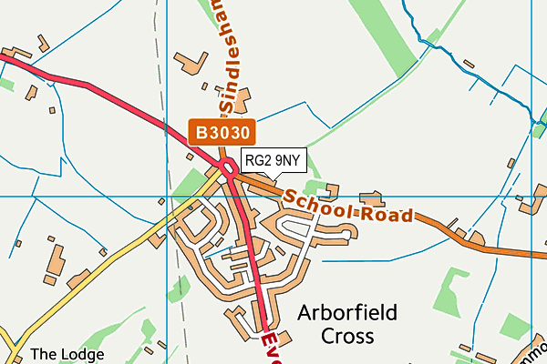 RG2 9NY map - OS VectorMap District (Ordnance Survey) RG2 9NY map - OS VectorMap District (Ordnance Survey)