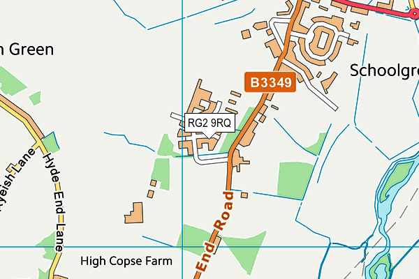 RG2 9RQ map - OS VectorMap District (Ordnance Survey) RG2 9RQ map - OS VectorMap District (Ordnance Survey)
