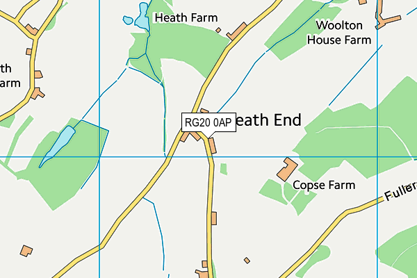 RG20 0AP map - OS VectorMap District (Ordnance Survey) RG20 0AP map - OS VectorMap District (Ordnance Survey)
