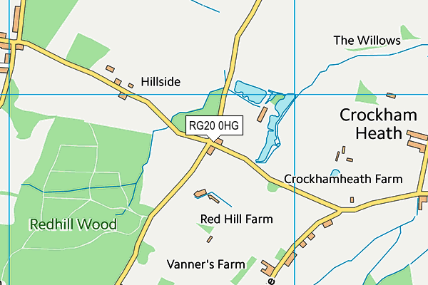 RG20 0HG map - OS VectorMap District (Ordnance Survey) RG20 0HG map - OS VectorMap District (Ordnance Survey)