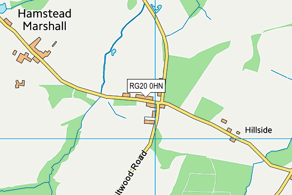 RG20 0HN map - OS VectorMap District (Ordnance Survey) RG20 0HN map - OS VectorMap District (Ordnance Survey)
