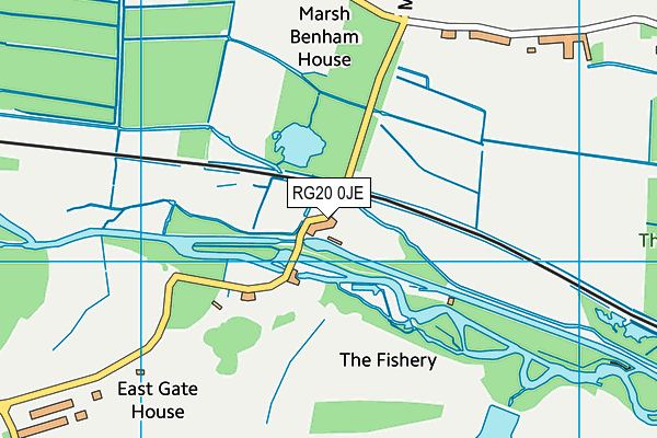 RG20 0JE map - OS VectorMap District (Ordnance Survey) RG20 0JE map - OS VectorMap District (Ordnance Survey)