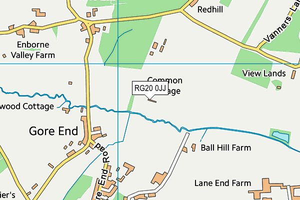RG20 0JJ map - OS VectorMap District (Ordnance Survey) RG20 0JJ map - OS VectorMap District (Ordnance Survey)