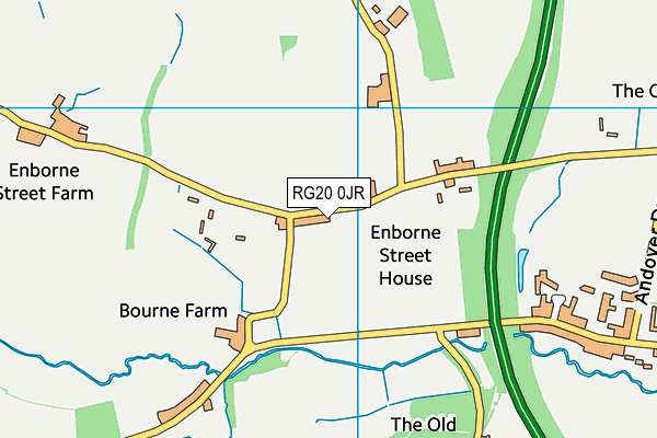RG20 0JR map - OS VectorMap District (Ordnance Survey) RG20 0JR map - OS VectorMap District (Ordnance Survey)