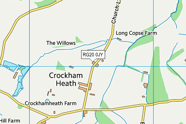 RG20 0JY map - OS VectorMap District (Ordnance Survey) RG20 0JY map - OS VectorMap District (Ordnance Survey)