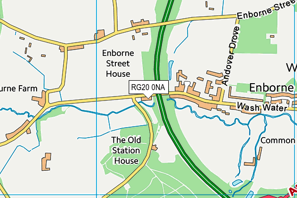 RG20 0NA map - OS VectorMap District (Ordnance Survey) RG20 0NA map - OS VectorMap District (Ordnance Survey)
