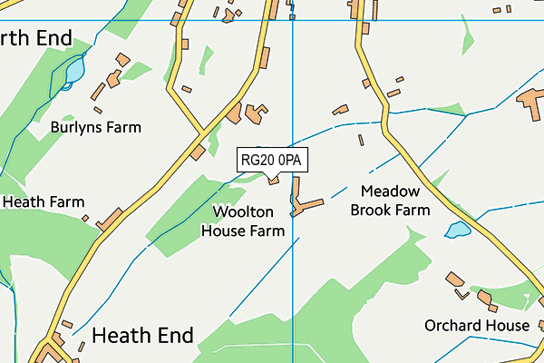 RG20 0PA map - OS VectorMap District (Ordnance Survey) RG20 0PA map - OS VectorMap District (Ordnance Survey)