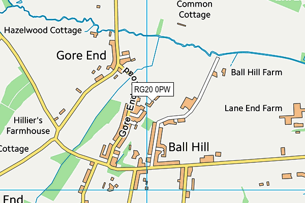 RG20 0PW map - OS VectorMap District (Ordnance Survey) RG20 0PW map - OS VectorMap District (Ordnance Survey)
