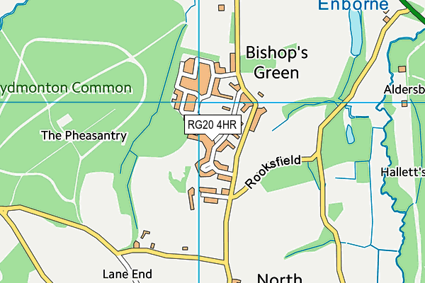 RG20 4HR map - OS VectorMap District (Ordnance Survey) RG20 4HR map - OS VectorMap District (Ordnance Survey)