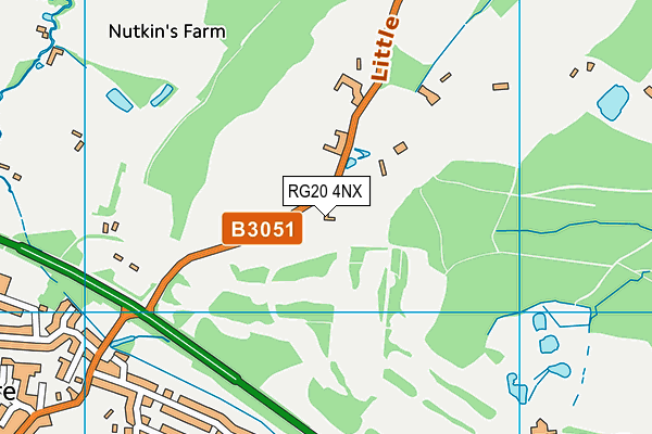 RG20 4NX map - OS VectorMap District (Ordnance Survey) RG20 4NX map - OS VectorMap District (Ordnance Survey)
