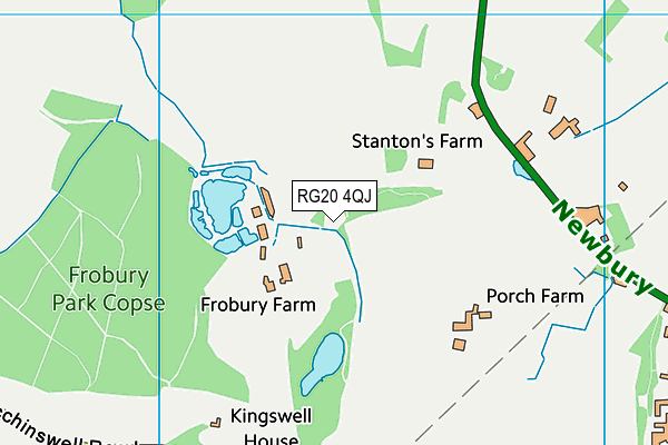 RG20 4QJ map - OS VectorMap District (Ordnance Survey) RG20 4QJ map - OS VectorMap District (Ordnance Survey)