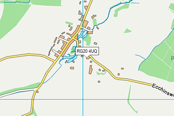 RG20 4UQ map - OS VectorMap District (Ordnance Survey) RG20 4UQ map - OS VectorMap District (Ordnance Survey)