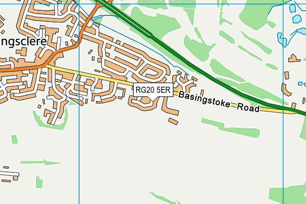RG20 5ER map - OS VectorMap District (Ordnance Survey) RG20 5ER map - OS VectorMap District (Ordnance Survey)