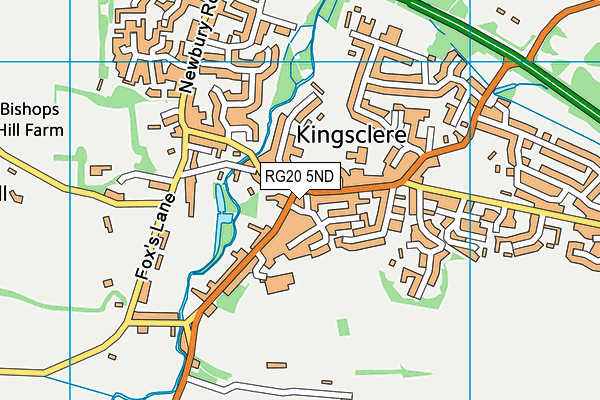 RG20 5ND map - OS VectorMap District (Ordnance Survey) RG20 5ND map - OS VectorMap District (Ordnance Survey)