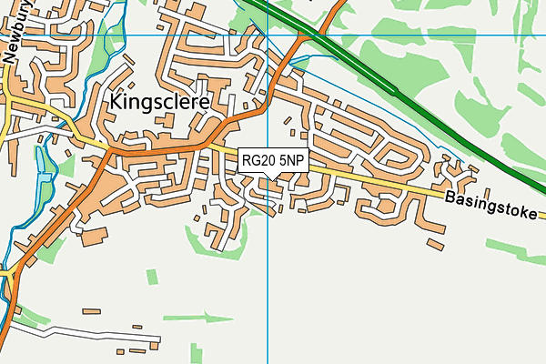 RG20 5NP map - OS VectorMap District (Ordnance Survey) RG20 5NP map - OS VectorMap District (Ordnance Survey)