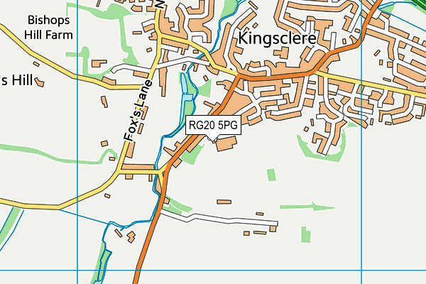 RG20 5PG map - OS VectorMap District (Ordnance Survey) RG20 5PG map - OS VectorMap District (Ordnance Survey)