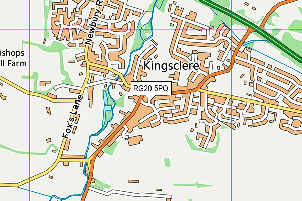 RG20 5PQ map - OS VectorMap District (Ordnance Survey) RG20 5PQ map - OS VectorMap District (Ordnance Survey)
