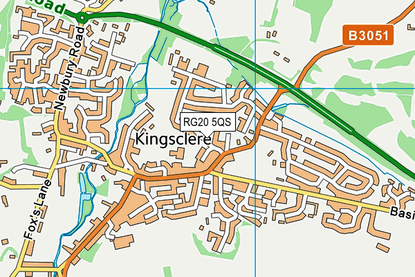 RG20 5QS map - OS VectorMap District (Ordnance Survey) RG20 5QS map - OS VectorMap District (Ordnance Survey)