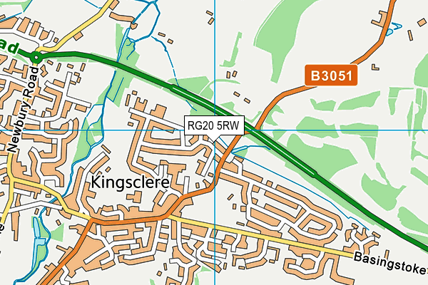 RG20 5RW map - OS VectorMap District (Ordnance Survey) RG20 5RW map - OS VectorMap District (Ordnance Survey)