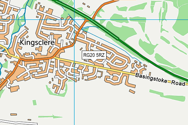 RG20 5RZ map - OS VectorMap District (Ordnance Survey) RG20 5RZ map - OS VectorMap District (Ordnance Survey)