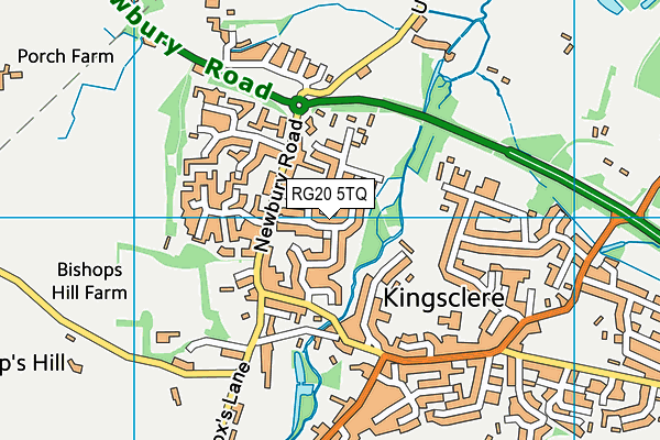 RG20 5TQ map - OS VectorMap District (Ordnance Survey) RG20 5TQ map - OS VectorMap District (Ordnance Survey)