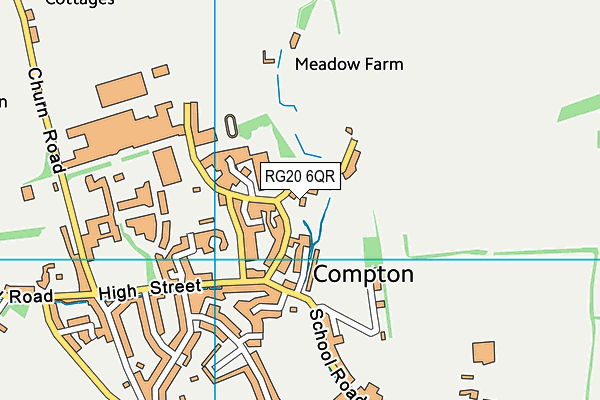 RG20 6QR map - OS VectorMap District (Ordnance Survey)