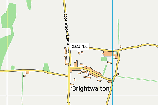 RG20 7BL map - OS VectorMap District (Ordnance Survey) RG20 7BL map - OS VectorMap District (Ordnance Survey)