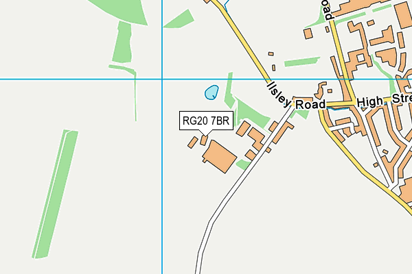 RG20 7BR map - OS VectorMap District (Ordnance Survey) RG20 7BR map - OS VectorMap District (Ordnance Survey)