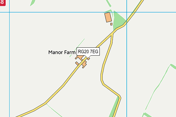 RG20 7EG map - OS VectorMap District (Ordnance Survey) RG20 7EG map - OS VectorMap District (Ordnance Survey)