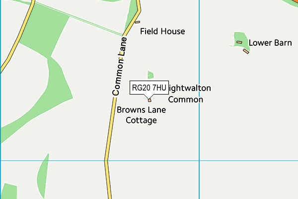 RG20 7HU map - OS VectorMap District (Ordnance Survey) RG20 7HU map - OS VectorMap District (Ordnance Survey)