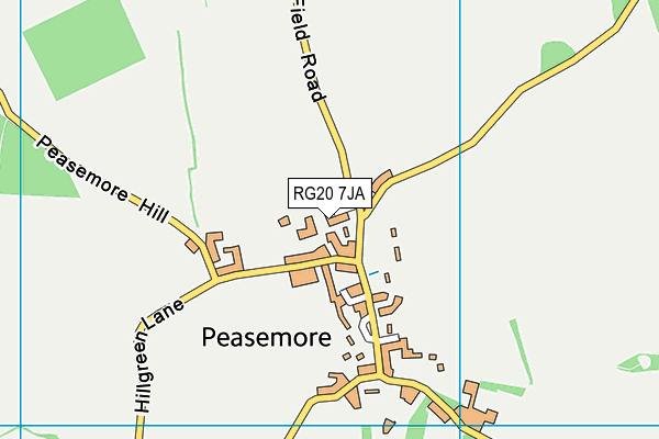 RG20 7JA map - OS VectorMap District (Ordnance Survey) RG20 7JA map - OS VectorMap District (Ordnance Survey)