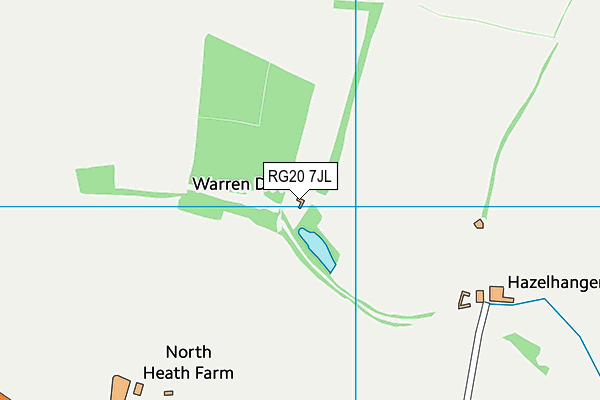RG20 7JL map - OS VectorMap District (Ordnance Survey) RG20 7JL map - OS VectorMap District (Ordnance Survey)