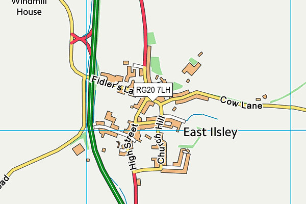 RG20 7LH map - OS VectorMap District (Ordnance Survey) RG20 7LH map - OS VectorMap District (Ordnance Survey)