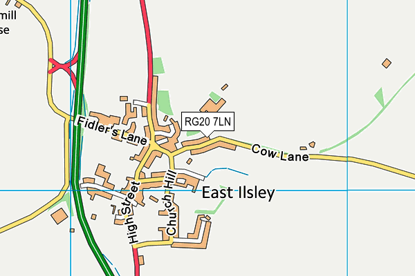 RG20 7LN map - OS VectorMap District (Ordnance Survey) RG20 7LN map - OS VectorMap District (Ordnance Survey)