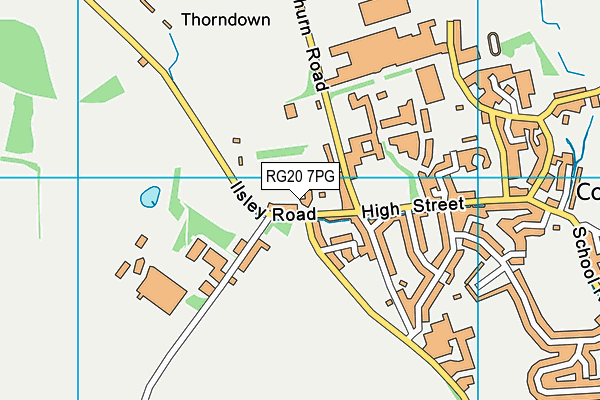 RG20 7PG map - OS VectorMap District (Ordnance Survey) RG20 7PG map - OS VectorMap District (Ordnance Survey)