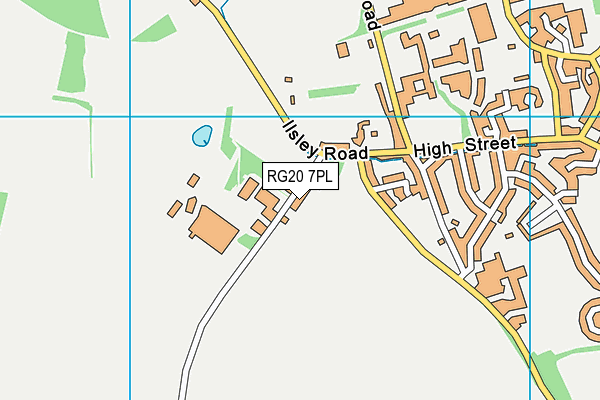 RG20 7PL map - OS VectorMap District (Ordnance Survey) RG20 7PL map - OS VectorMap District (Ordnance Survey)