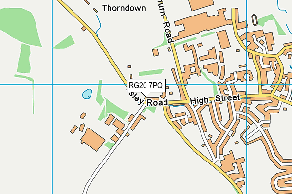 RG20 7PQ map - OS VectorMap District (Ordnance Survey) RG20 7PQ map - OS VectorMap District (Ordnance Survey)