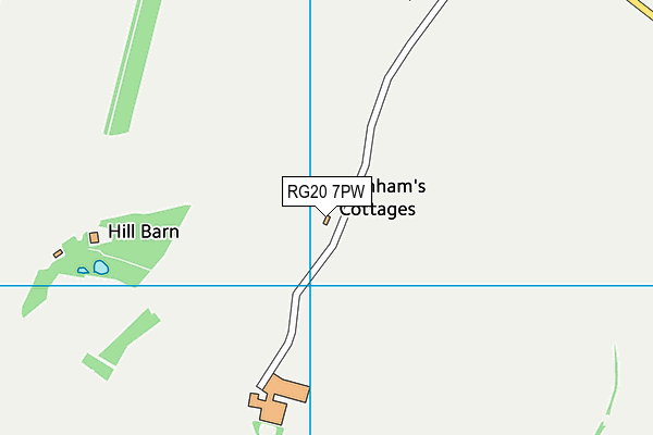 RG20 7PW map - OS VectorMap District (Ordnance Survey) RG20 7PW map - OS VectorMap District (Ordnance Survey)