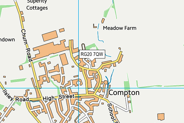 RG20 7QW map - OS VectorMap District (Ordnance Survey) RG20 7QW map - OS VectorMap District (Ordnance Survey)