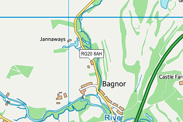 RG20 8AH map - OS VectorMap District (Ordnance Survey) RG20 8AH map - OS VectorMap District (Ordnance Survey)