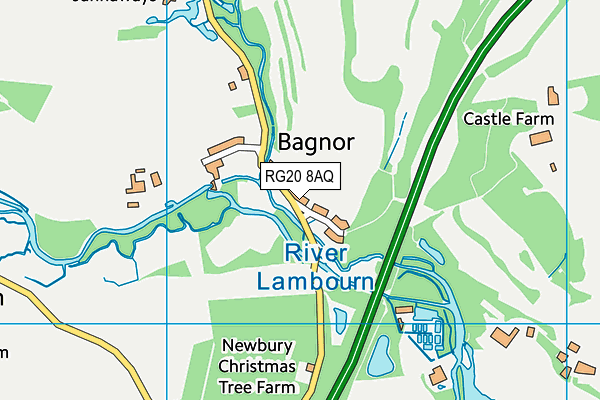 RG20 8AQ map - OS VectorMap District (Ordnance Survey) RG20 8AQ map - OS VectorMap District (Ordnance Survey)