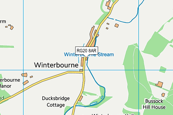 RG20 8AR map - OS VectorMap District (Ordnance Survey) RG20 8AR map - OS VectorMap District (Ordnance Survey)