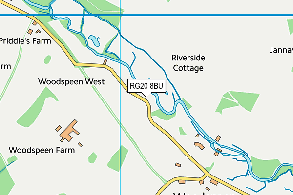 RG20 8BU map - OS VectorMap District (Ordnance Survey) RG20 8BU map - OS VectorMap District (Ordnance Survey)