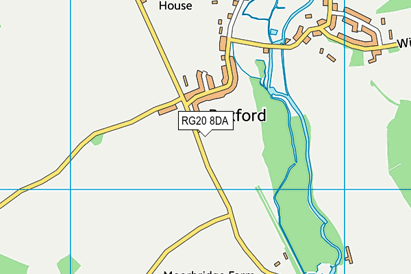 RG20 8DA map - OS VectorMap District (Ordnance Survey) RG20 8DA map - OS VectorMap District (Ordnance Survey)