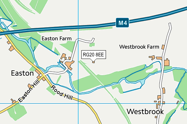 RG20 8EE map - OS VectorMap District (Ordnance Survey) RG20 8EE map - OS VectorMap District (Ordnance Survey)