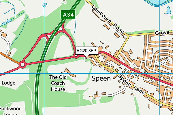 RG20 8EP map - OS VectorMap District (Ordnance Survey) RG20 8EP map - OS VectorMap District (Ordnance Survey)