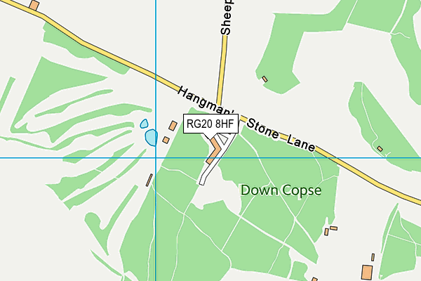 RG20 8HF map - OS VectorMap District (Ordnance Survey) RG20 8HF map - OS VectorMap District (Ordnance Survey)