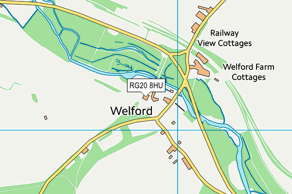 RG20 8HU map - OS VectorMap District (Ordnance Survey) RG20 8HU map - OS VectorMap District (Ordnance Survey)