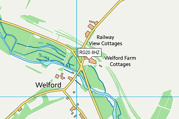 RG20 8HZ map - OS VectorMap District (Ordnance Survey) RG20 8HZ map - OS VectorMap District (Ordnance Survey)